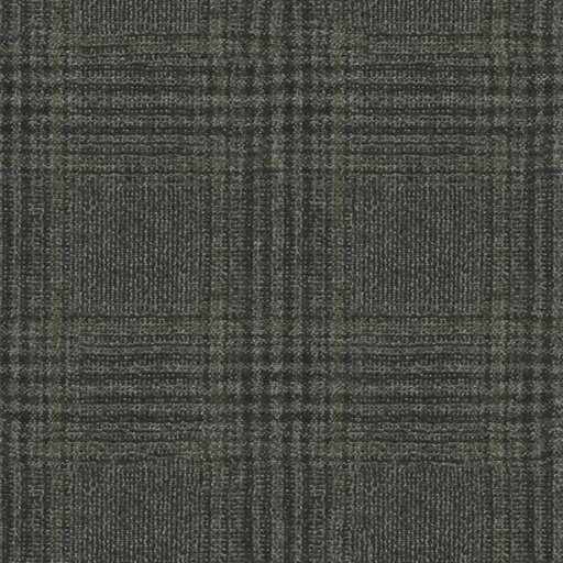 中咖色格纹翻领羊毛混纺精品夹克上衣